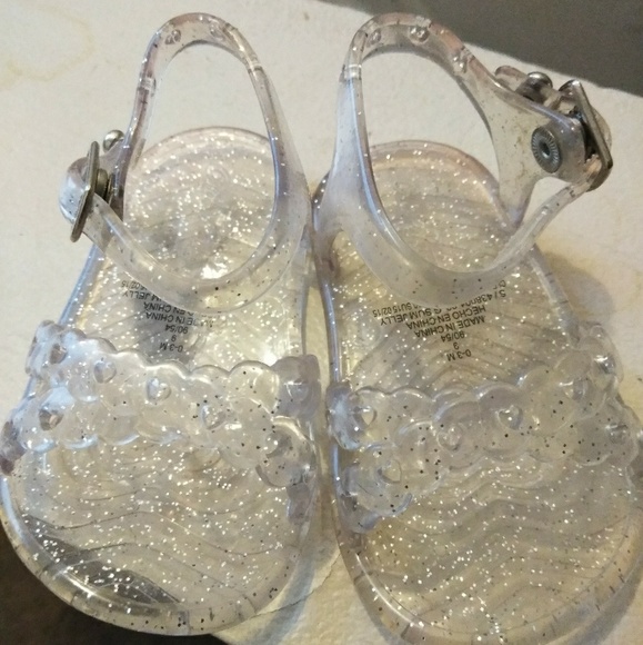 old navy clear jelly sandals